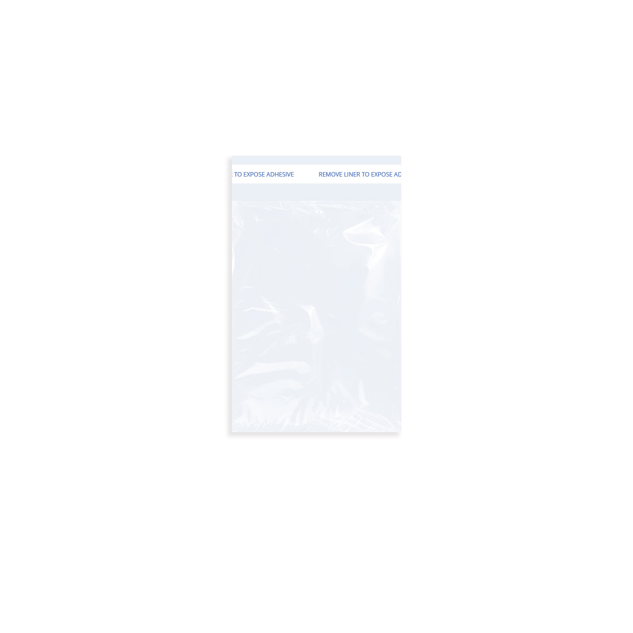 Flat Cello-Style Bags <br>Self Adhesive <br>4-3/4 x 6-1/2" - Image 3
