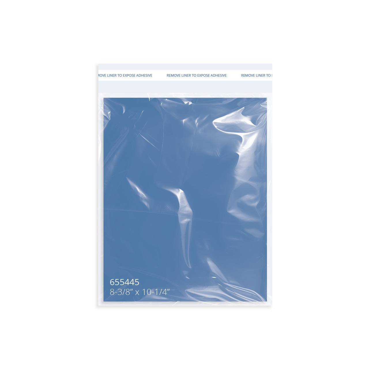 Flat Cello-Style Bags <br>Self Adhesive <br>8-3/8 x 10-1/4" - Image 2