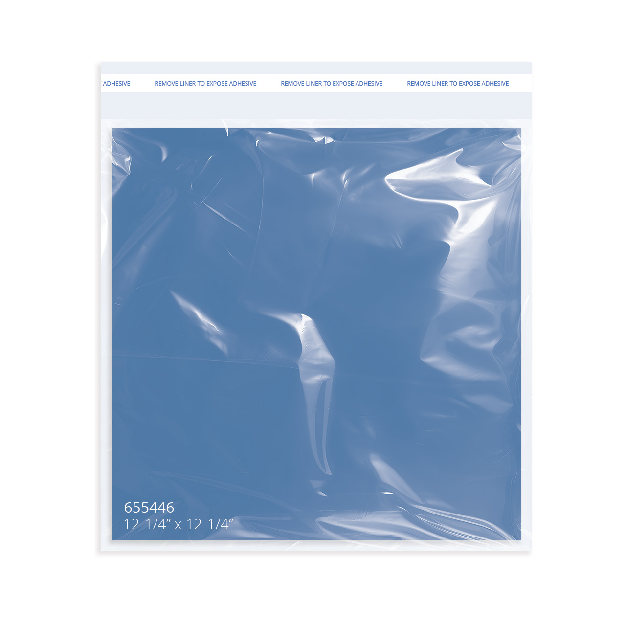 Flat Cello-Style Bags <br>Self Adhesive <br>12-1/4 x 12-1/4" - Image 2