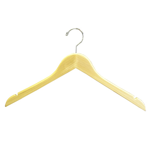 Dress Hanger made from wood in natural color