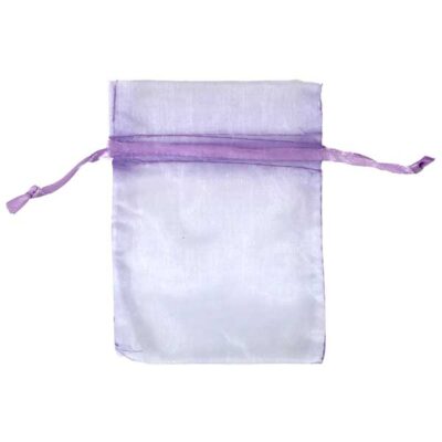 lavender organza bags for small items
