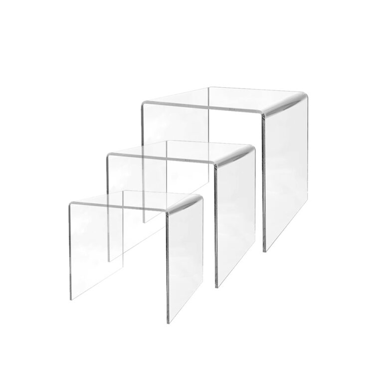 Square Acrylic Risers Set Small 3, 4, & 5