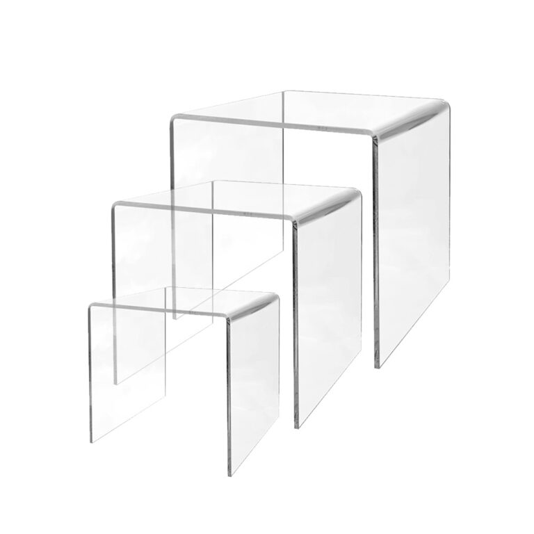 Medium Plastic Riser Square Acrylic Risers Set Medium 3, 5, & 7