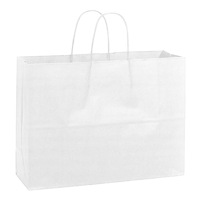 Woric 120 PCS Brown Paper Bags With Handles 16 X 6 X 12 - View #3
