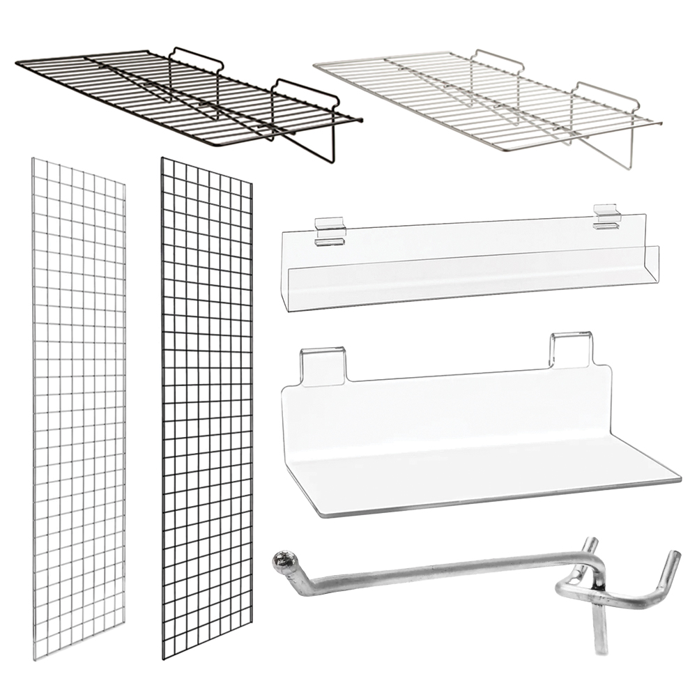 Gridwall Fixtures Okanagan Bag & Box