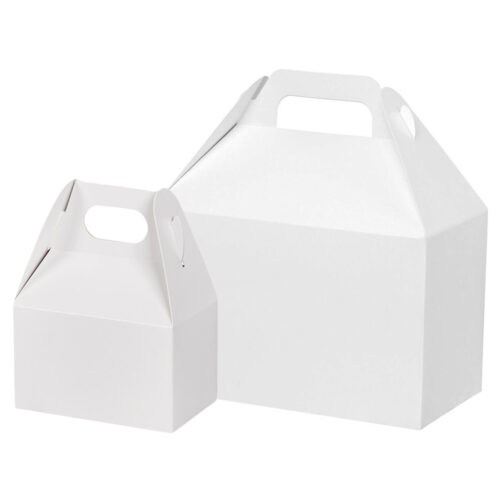 Gable Boxes White Okanagan Bag & Box