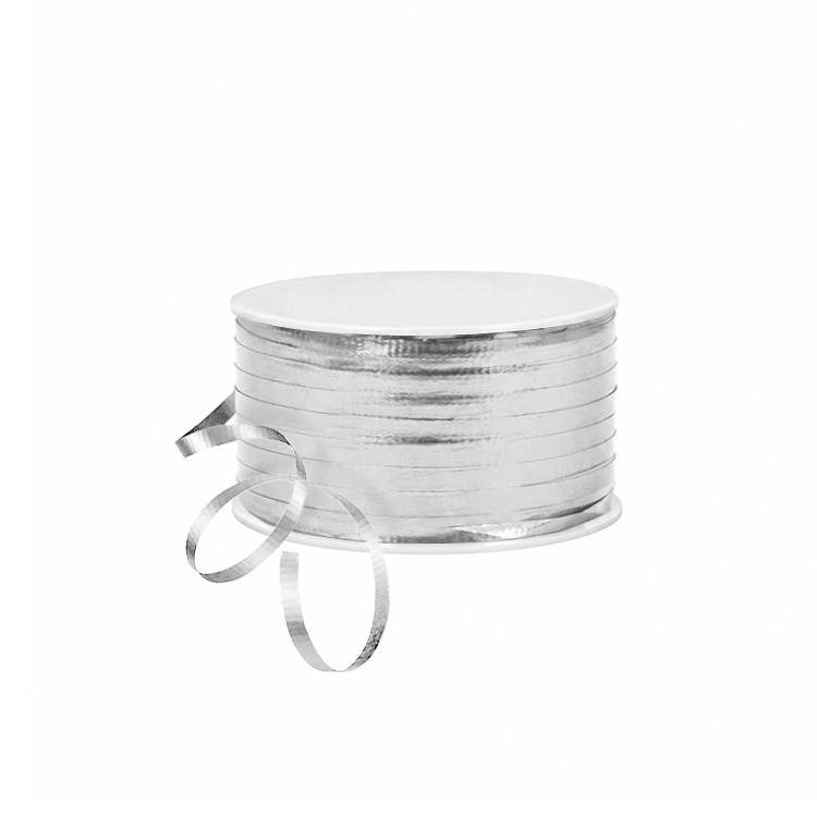 Metallic Curling Ribbon - Silver <br>3/16" (50 yd)