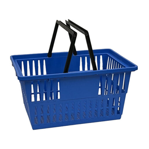 Normal Basket Standard Size Shopping Basket - Blue 17 x 11-1/2 x 8-1/2