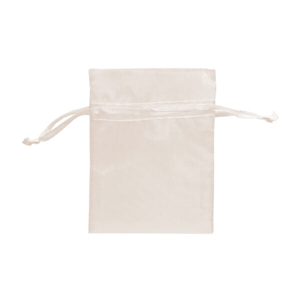 Small Organza Bags <br>Ivory 3 x 4"