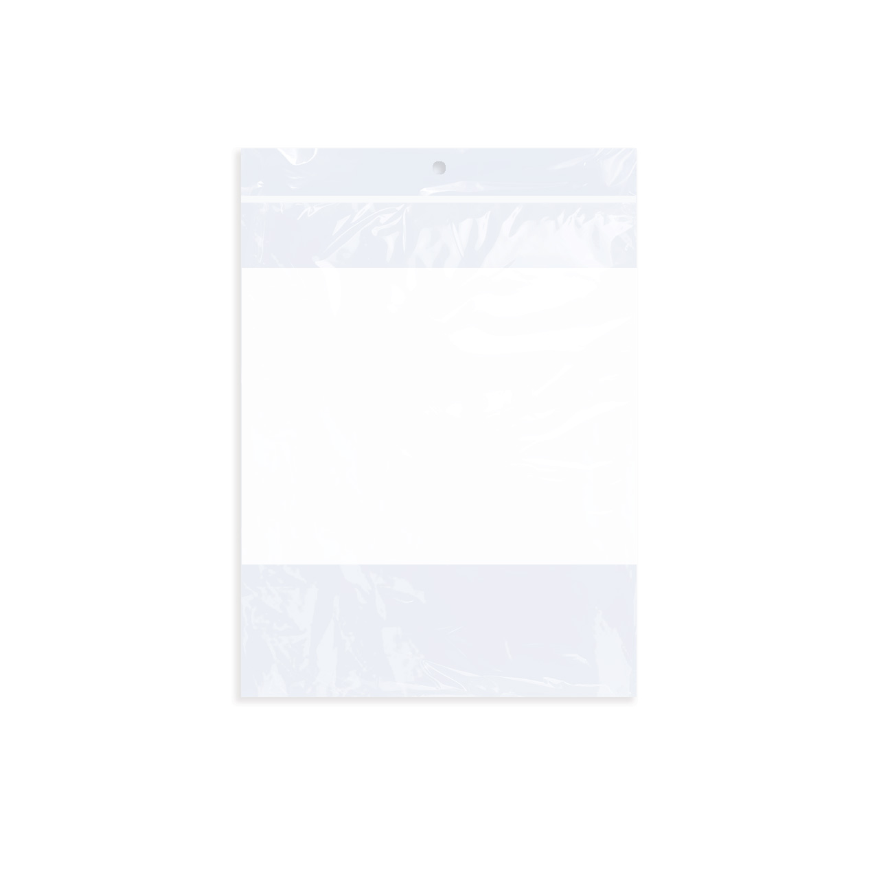 Magic Seal Bags w/White Block<br>8 x 10" - Image 2