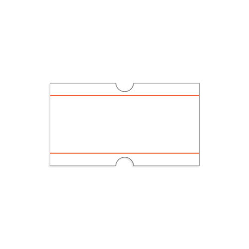 M1 Label M1 / MX5500 Labels Permanent Red Stripe | Okanagan Bag & Box