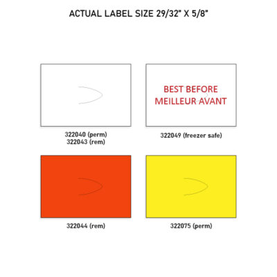 Avery Dennison 210 2-Line Labels