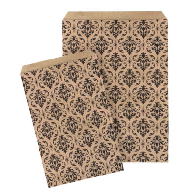 Damask Paper Notion Bags