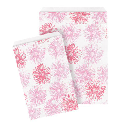 Floral Paper Notion Bags