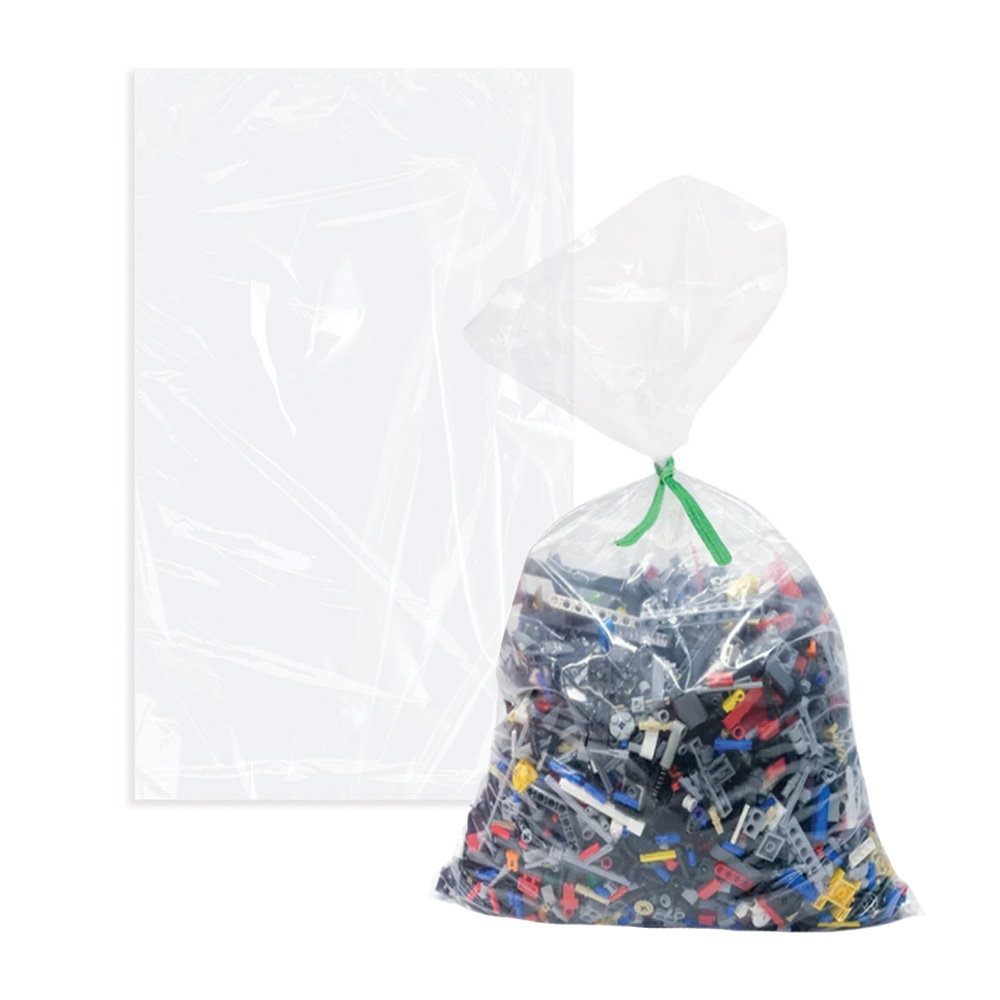 Flat Low-Density Poly Bags <br>9 x 15"
