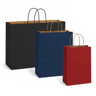 Coloured Paper Shopping Bags