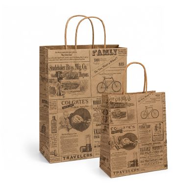 Newsprint Paper Shopping Bags