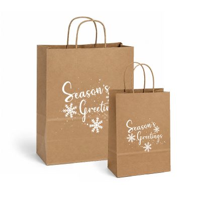 Seasons Greetings Shopping Bags